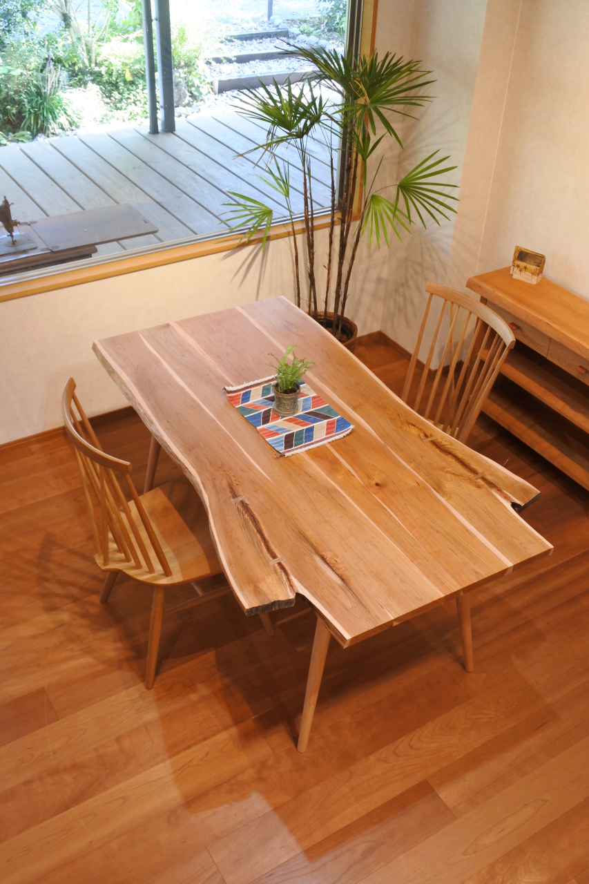 ダイニングテーブル【ホエビソサクラ】【W1650㎜】