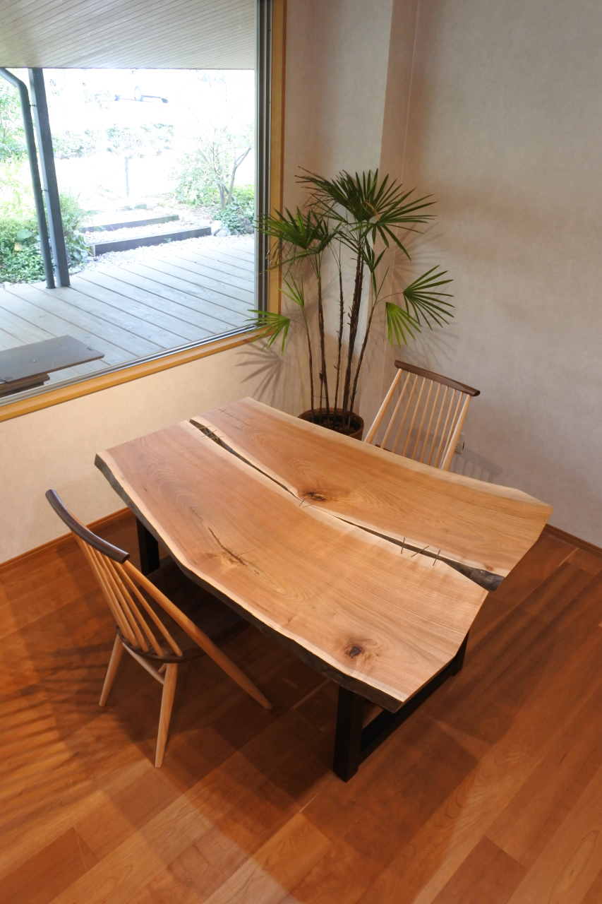 ダイニングテーブル【クルミ】【W1480㎜】