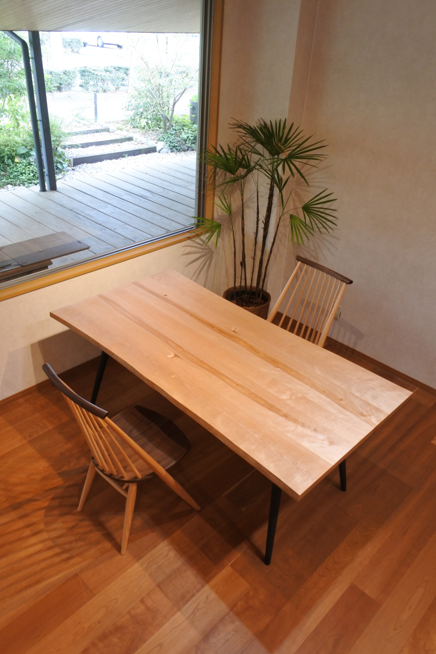 ダイニングテーブル【ミズメザクラ】【W1750㎜】